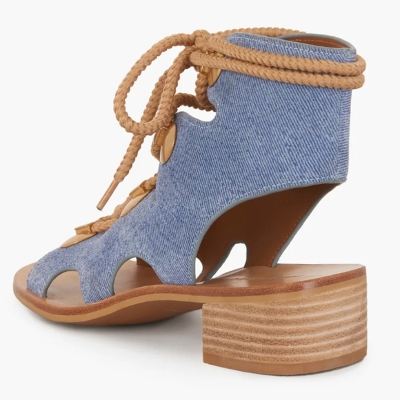 **HP** SEE BY CHLOE Denim Sandals - Picture 5 of 10